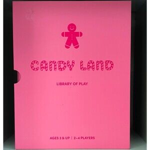 Library of Play Candy Land Board Game Folding Board & Storage Box Ages 3+ 2-4